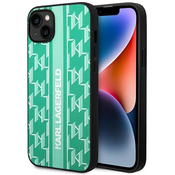 Karl Lagerfeld KLHCP14SPGKLSKN iPhone 14 6,1 hardcase green Monogram Stripe (KLHCP14SPGKLSKN)