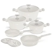 BERLINGER HAUS BH/8400 Set posuđa 10 delovi Matt Krema