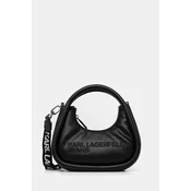 Torbica Karl Lagerfeld Jeans črna barva, A4W30152