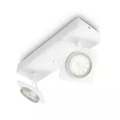 PHILIPS 53192/31/16 | Millennium Philips zidna, stropne svjetiljke svjetiljka jacina svjetlosti se može podešavati, izvori svjetlosti koji se mogu okretati 2x LED 1000lm 2700K bijelo
