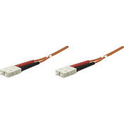Intellinet Priključni kabel iz optičnih vlaken [1x SC-vtič - 1x SC-vtič] 50/125µ multi-način OM2 20 m Intellinet
