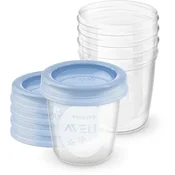 Avent komplet posodic s pokrovom SCF619/05, 180 ml, 5kos