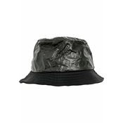 Crumpled paper hat black