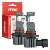 shumee LED avto žarnice HYBRID serija HB4 9006 6000K Canbus 60W AMIO-04118