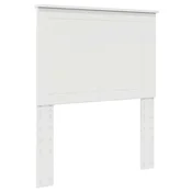 Vidaxl Vzglavje z vzglavjem Svetlo Belo 80 cm Konstruiran les