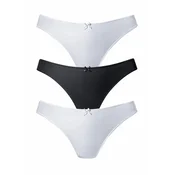 PETITE FLEUR Tangice, črna, bela