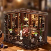 Miniaturna hiša Book Nook - Holmesova delovna soba