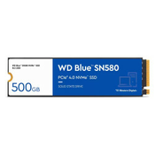 WD BLUE NVMe SSD 500 GB PCIe SN580,Gen4, (R:4000, W:3600 MB/s)
