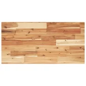 Vidaxl Viseča polica 100x40x2 cm oljni premaz trden akacijev les