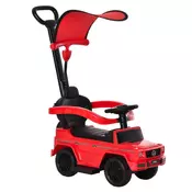 Homestar Otroški avto na gosenice z ročajem za potisk G350 855x405x95 cm rdeč