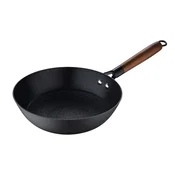 Masterpro Železna WOK ponev ODIN, 24 cm, črna