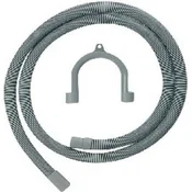 KOMA VH15RR Outlet hose 1.5 meters without elbow + holder