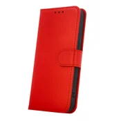 Onasi preklopna torbica Fancy Diary gladka Samsung Galaxy S26 5G - rdeča