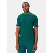 adidas Majica Essentials Small Logo JF1096 Zelena Regular Fit