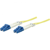 Intellinet Priključni kabel iz optičnih vlaken [1x LC-vtič - 1x LC-vtič] 9/125µ enojni-način OS2 2 m Intellinet