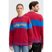 Bombažen pulover United Colors of Benetton x Stranger Things