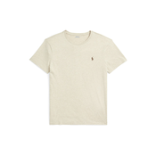 Polo Ralph Lauren Majice s kratkimi rokavi T-SHIRT AJUSTE COL ROND EN COTON LOGO PONY PLAYER Bež