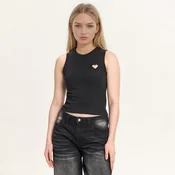Cropp - Bela bluza - črna