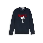 TOM TAILOR Majica PEANUTS temno modra