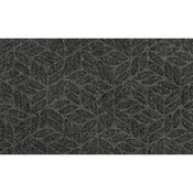 wash+dry PREDPRAŽNIK Dune Leaves dark grey 45/75 cm reliefno temno siva
