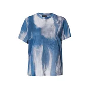 G-STAR Majica  moder denim / siva / bela