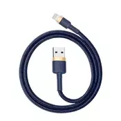 Kabel Baseus Cafule Lightning kabel 1.5A 2m (zlatna + tamnoplava) (6953156290761)