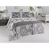 Lagani pamucni prekrivac za bracni krevet Belezza Grey, 200 x 230 cm