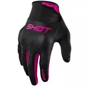 Motokros rukavice Shot Drift Onyx roze