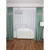 shumee Zavesa z gipur čipko, 30 cm, iz voila