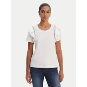 Fracomina Bluza FR26ST3039J40001 Écru Regular Fit