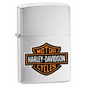 Zippo upaljac 200 HD H252 logo, krom brušeni