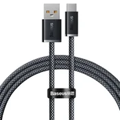 BASEUS Kabel USB-C serije Dynamic, 100 W, 1 m, siv
