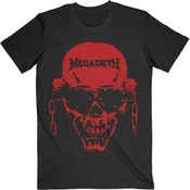 Megadeth Vic Hi-Contrast Red Black L Majica