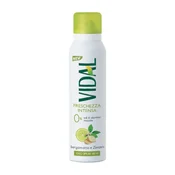 Vidal Vidal Bergamot And Ginger Intense Freshness 48H Spray Deodorant 150 Ml