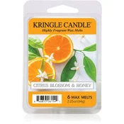 Kringle Candle Citrus Blossom & Honey vosek za aroma lučko 64 g