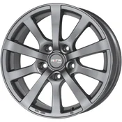 PLATIN P58 7x17 5x100 ET35 CB63,4 GREY – alu felga