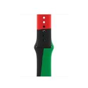 Apple pašček Sport Band S/M v črna Unity barvi za Apple Watch velikosti 40 mm