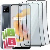 shumee 3x hibridno steklo ZA Realme C11 celozaslonski keramični 9D