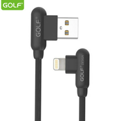 Golf USB kabl za iphone 1m 90° GC-45I crni ( 00G102 )