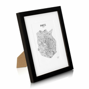 Casa Chic Brighton, okvirji za slike, steklo, 20 x 25 cm, mat, pravi les (CL-10x8-BLK)