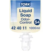 Tekoče milo, 1 l, sistem S4, nevtralizator vonjav, TORK Odor-Control, prozorno