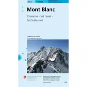 492S Mont Blanc Schneesportkarte