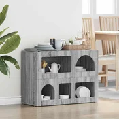 Kreveta Siva Sonoma 80.5 x 35 x 59 cm Konstruirano drvo
