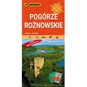 Compass Predgorje Rożnów 1:50.000. Plastificiran turistični zemljevid. Kompas.