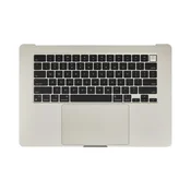 Gornji okvir tipkovnice za MacBook Air 15, A3114 (2024), s US tipkovnicom i baterijom, Starlight, 661-40268, Genuine Apple
