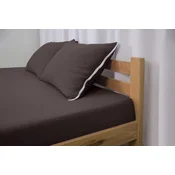 Manjatex Caršaf sa lastišem, Za dušek od 30cm, 150x200cm, Braon