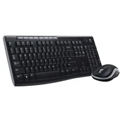 Logitech Wireless Combo MK270 Set tastatura i miš, Bežicni, Crno-sivi