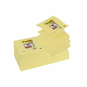 Post-It notes Super Sticky Z-blocks - rumene barve, 7,6 x 7,6 cm, 12 kosov