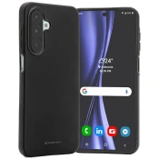 Goospery Soft Feeling silikonski ovitek za Samsung Galaxy A36 - crn