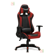 HALMAR Gaming stol Defender - črn/rdeč